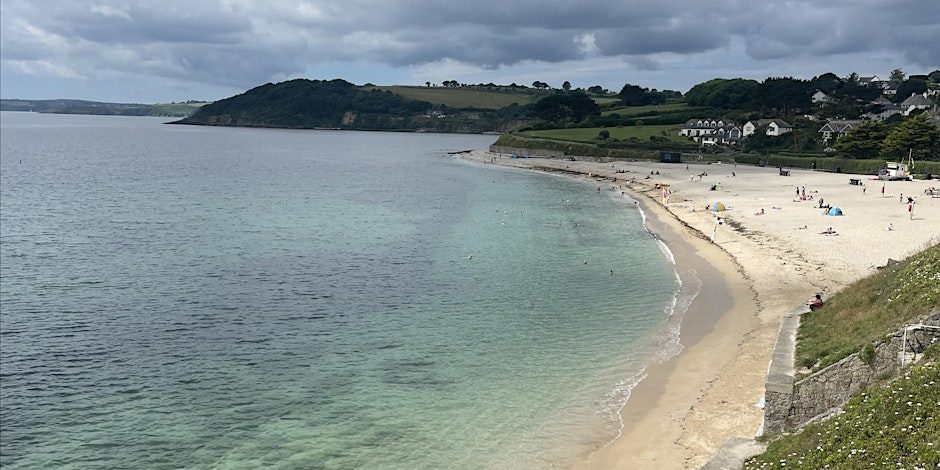 Open water swim coaching at Gyllyngvase Beach