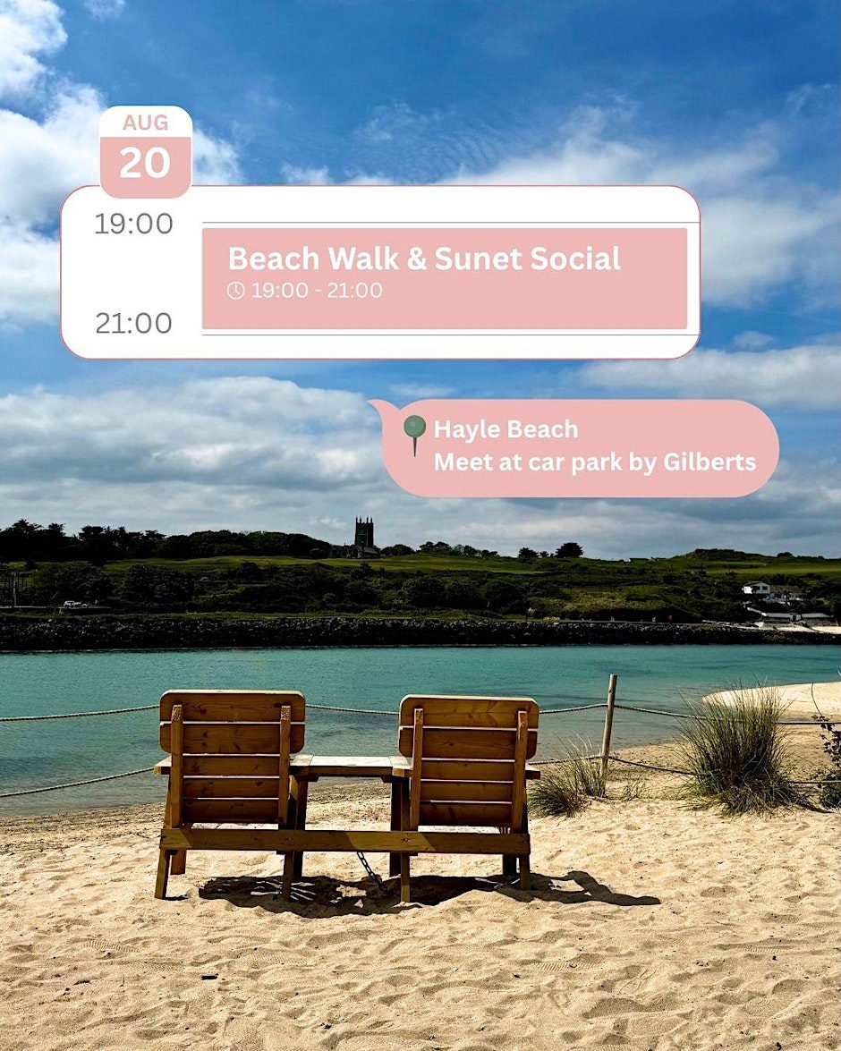 Beach Walk and Sunset Social at Gilbert's