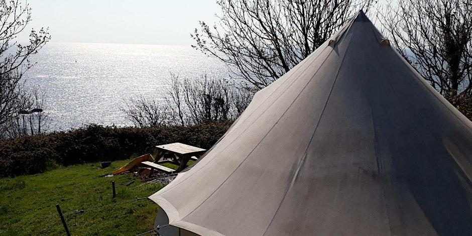 Bell Tent Camping on Looe Island
