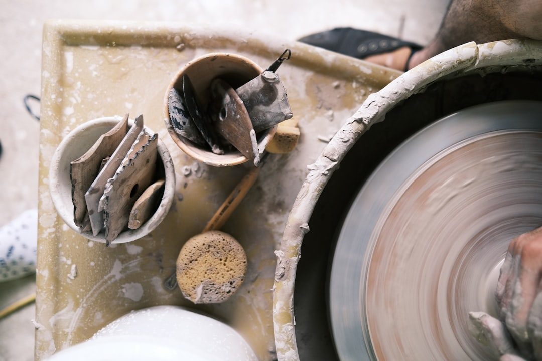Ceramic Key Ring Workshop at Wheal Martyn