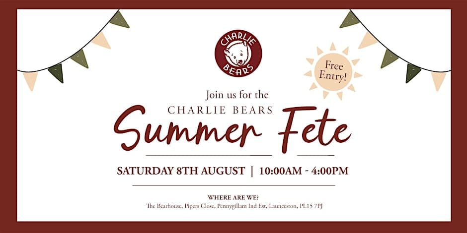 Charlie Bears Summer Fete, Launceston