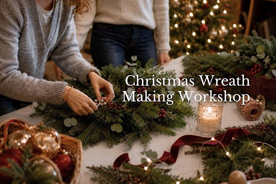 Christmas Wreath Making Workshop at Penventon Park Hotel