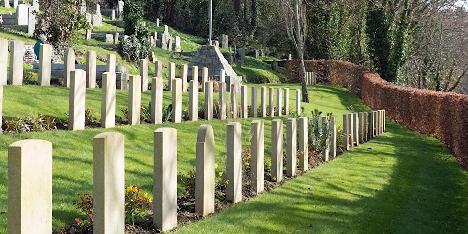 CWGC guided tour of Falmouth Cemetery