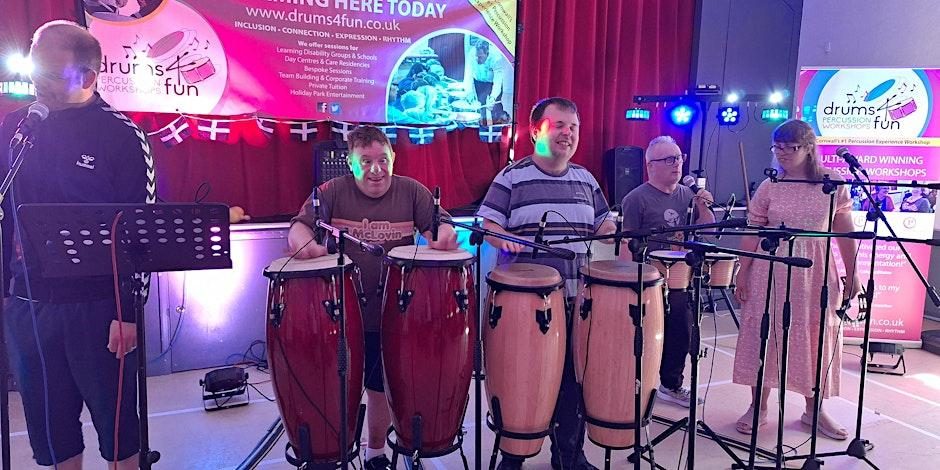 Inclusive Percussion Workshop at Probus Village Hall