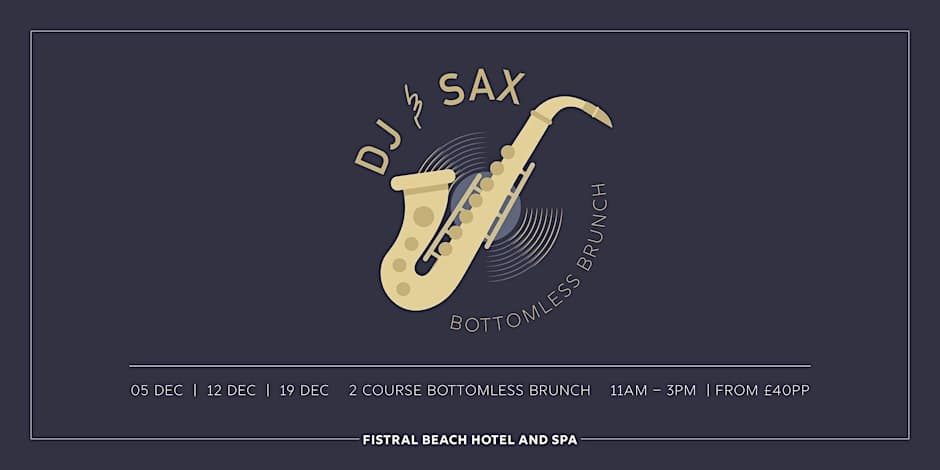Festive DJ and Sax Bottomless Brunch