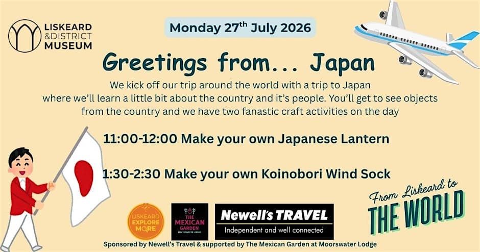 Make a Japanese Koinobori Wind Sock at Liskeard Museum
