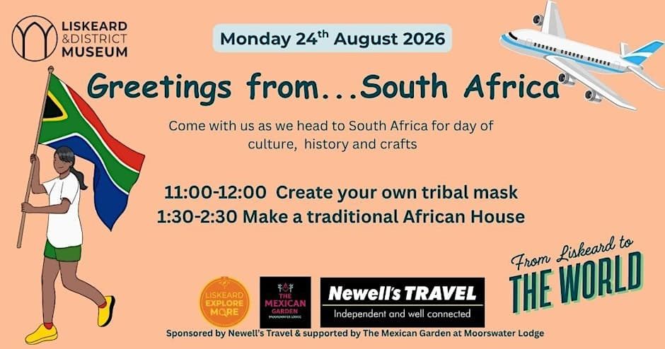 South African Tribal Mask Workshop, Liskeard