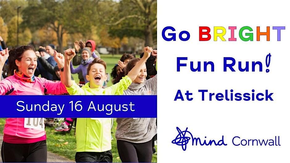 Go Bright Fun Run at Trelissick for Cornwall Mind