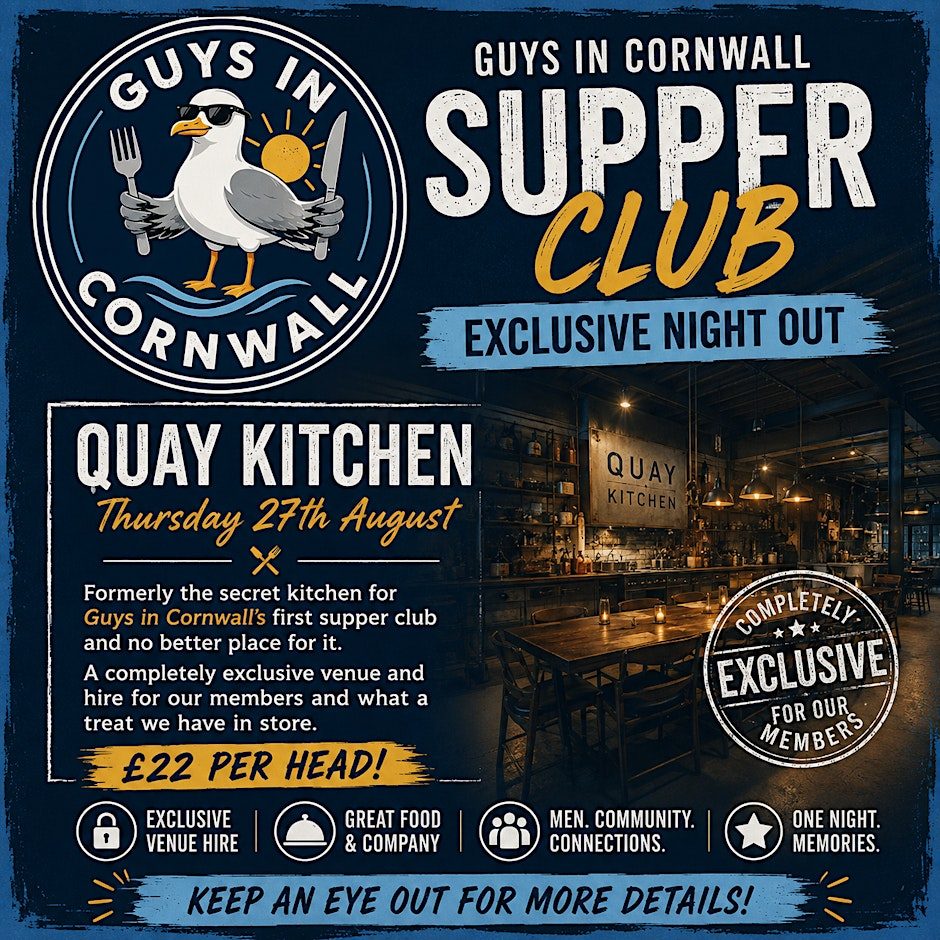 Guys in Cornwall - Supper Club! QUAY KITCHEN