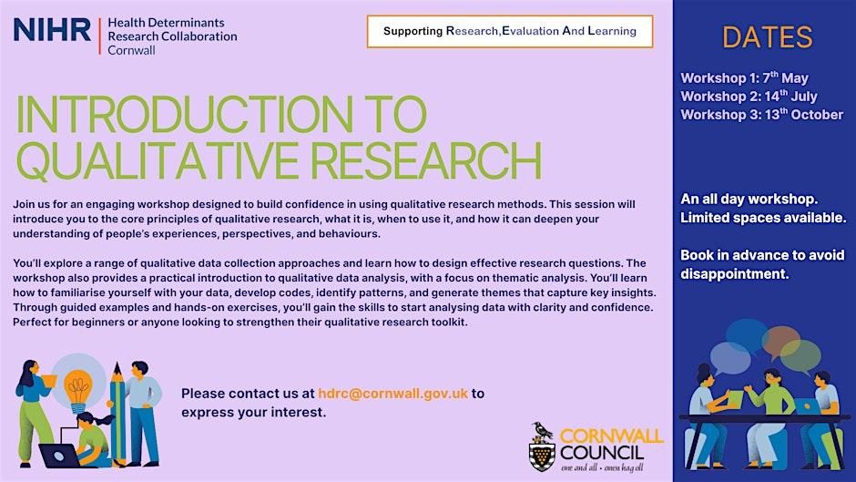 Introduction to Qualitative Research Workshop