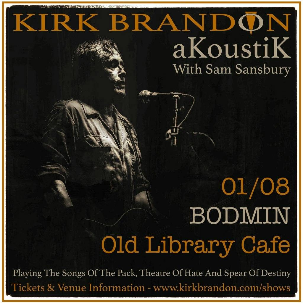 Kirk Brandon Acoustic at The Old Library, Bodmin