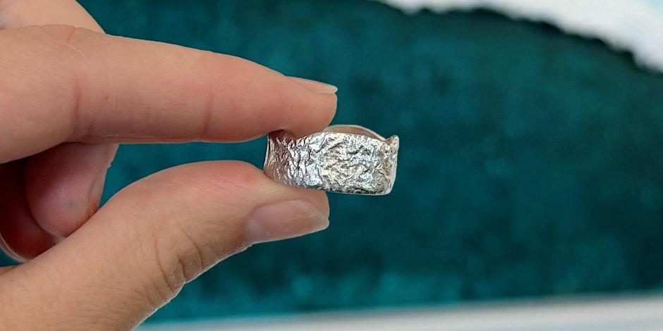 Make your own adjustable sterling silver ring