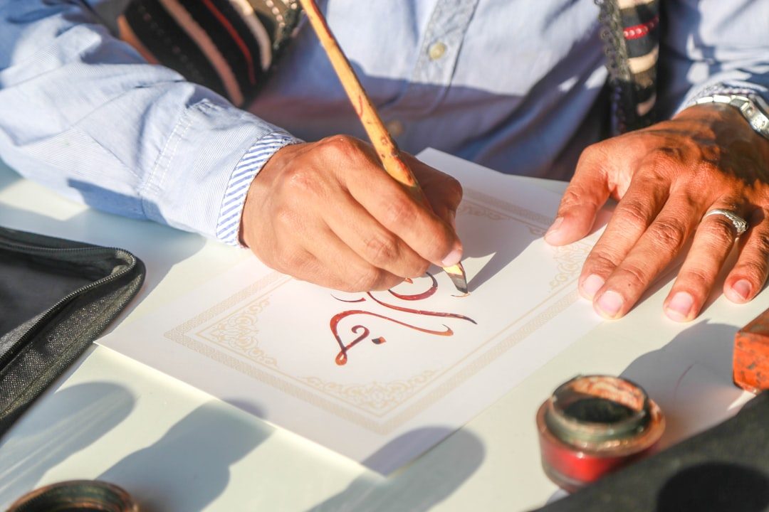 Modern Calligraphy at Morrab Gardens