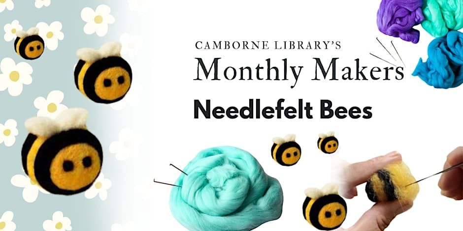 Needlefelt Bees Workshop at Camborne Library