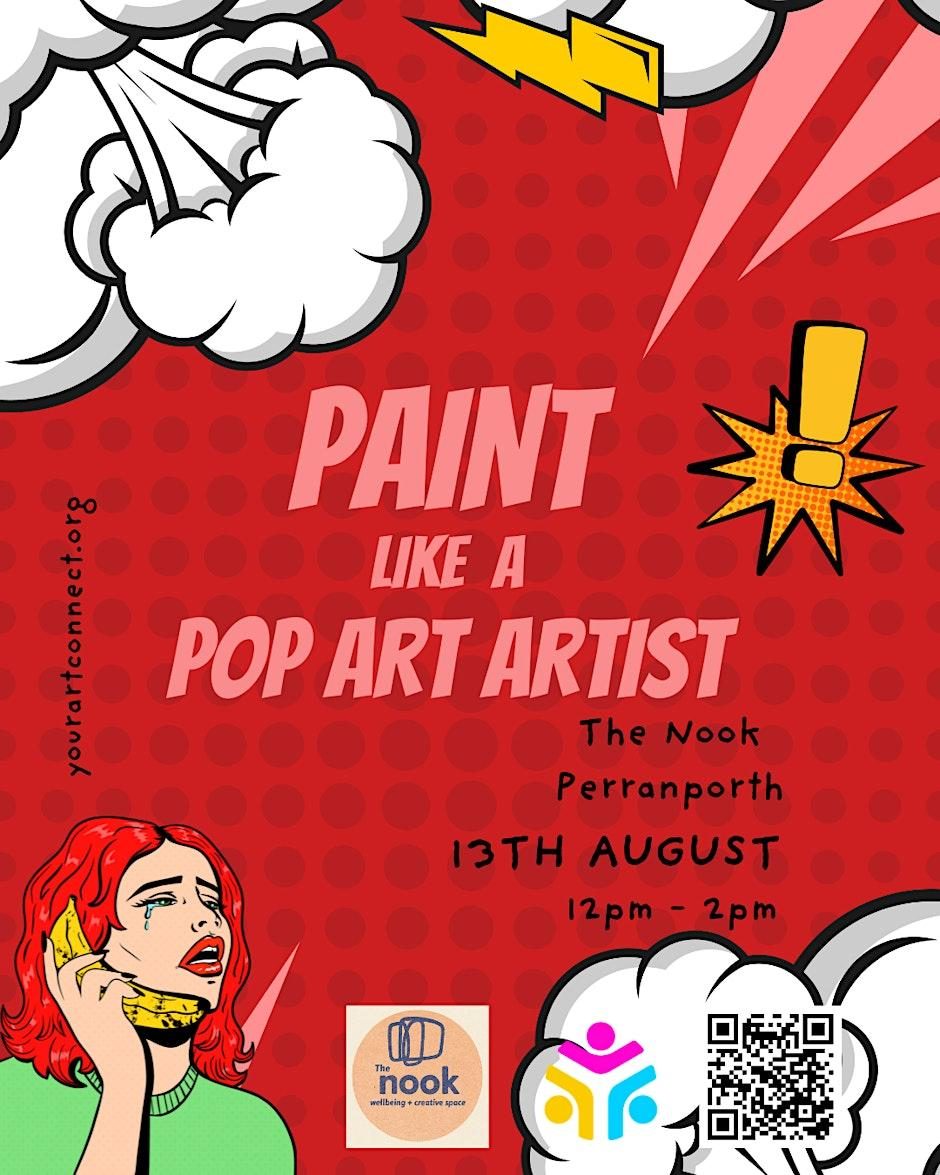 Paint like the Pop Artists at The Nook in Perranporth