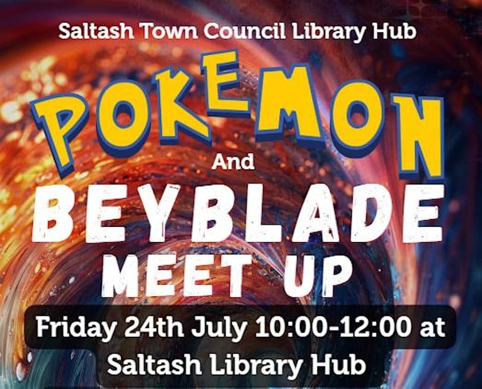 Pokémon and Beyblade Meet Up at Saltash Library