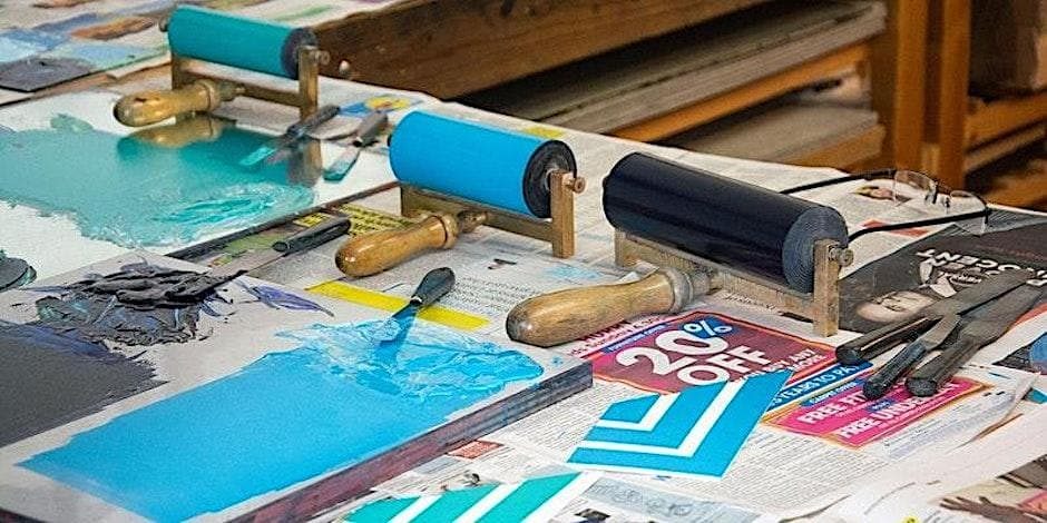 Monotype Printmaking Workshop in Penryn