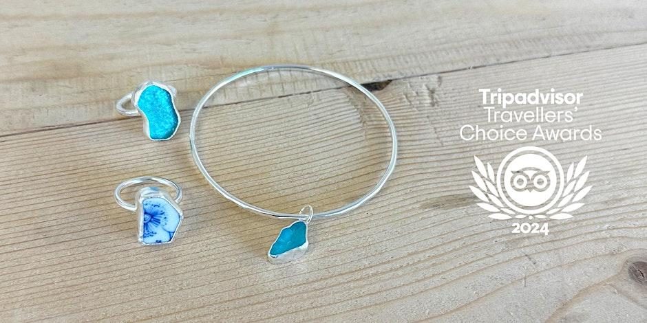 Sea glass jewellery workshop in Penryn