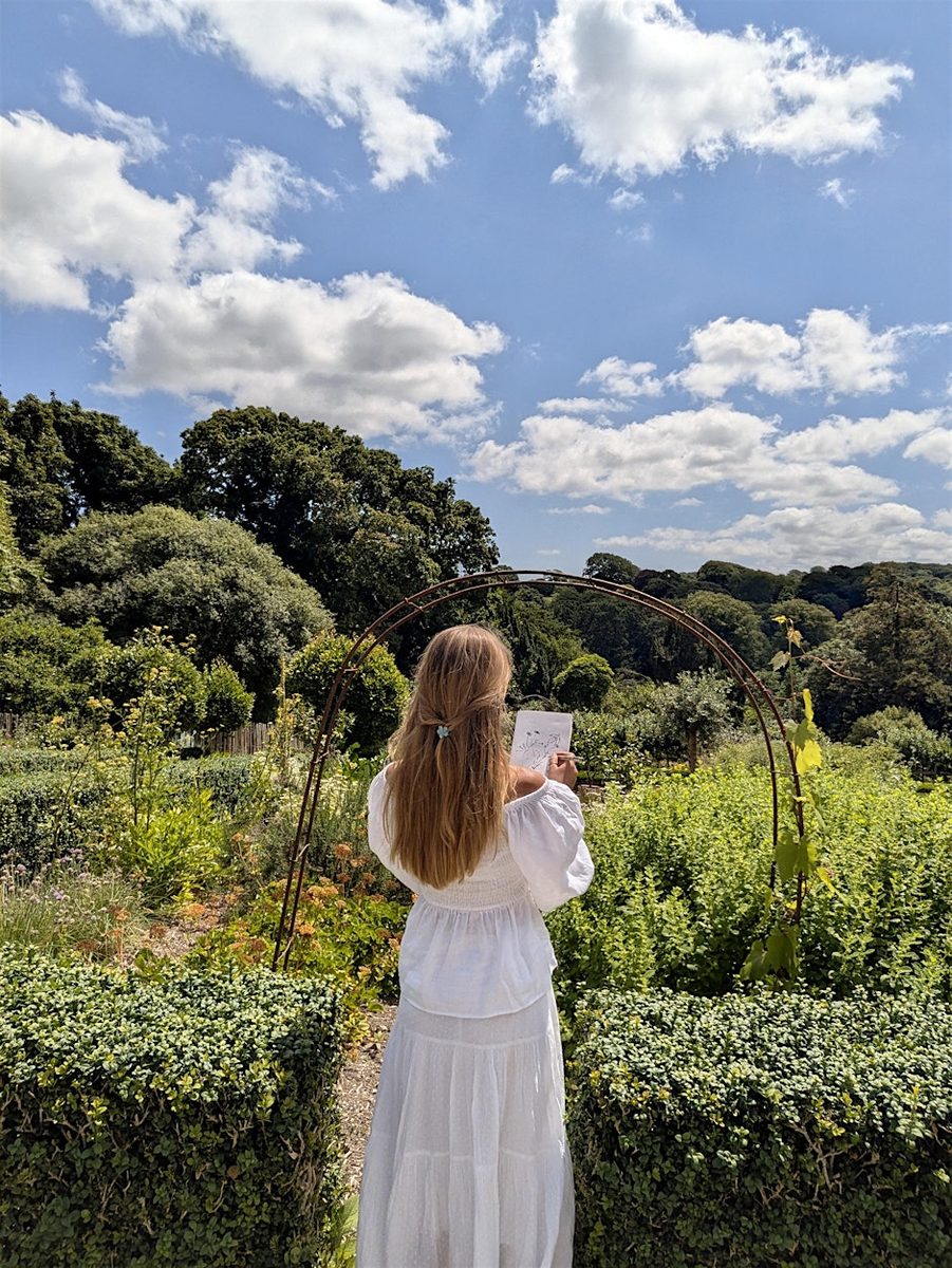Sketching at Trevince Gardens - The Art of Noticing