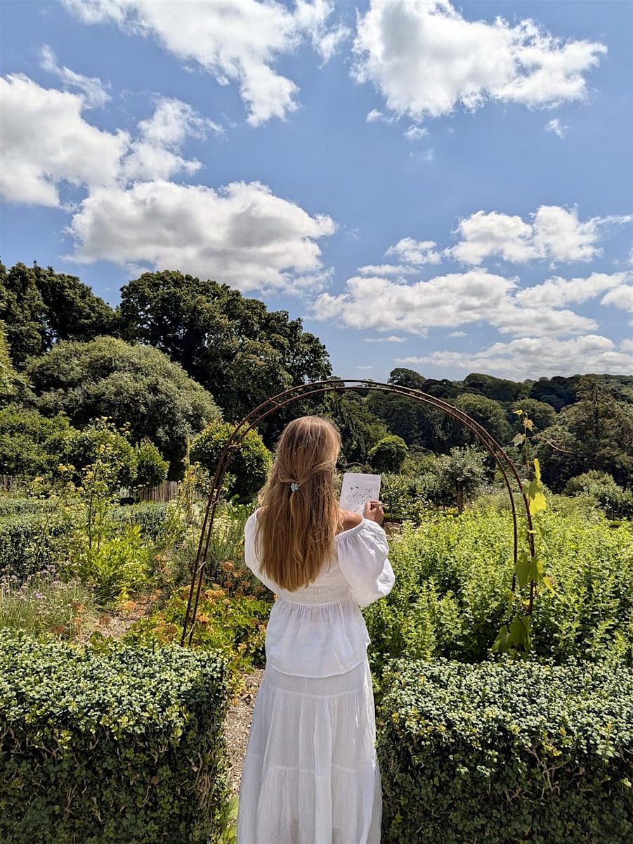 Sketching in Trevince Gardens - The Art of Noticing