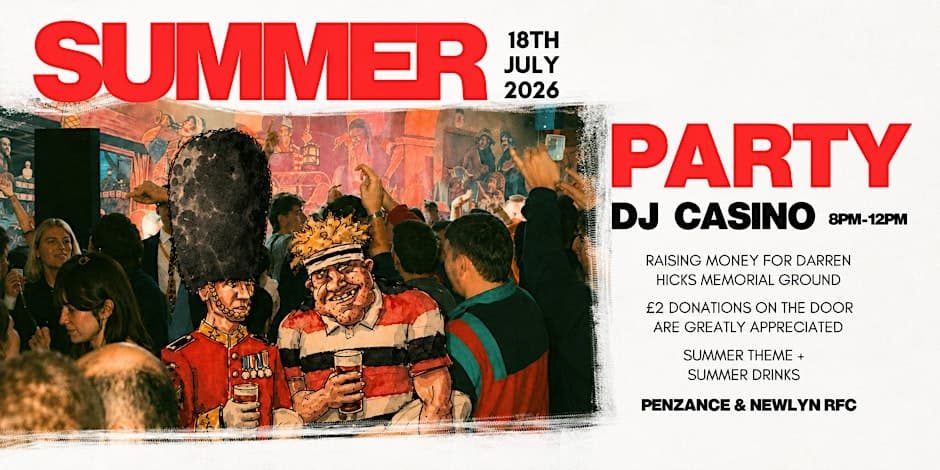 Summer Party at Penzance & Newlyn RFC