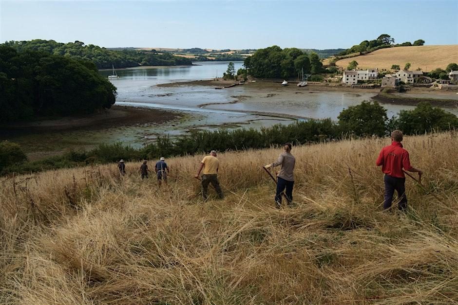 Learn the Ancient Art of Scything at Helman Tor