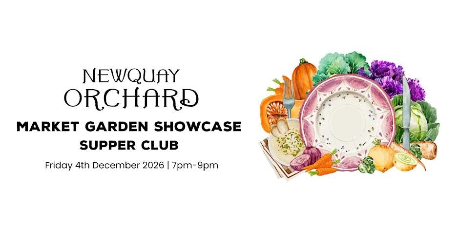 Winter market garden supper club at Newquay Orchard